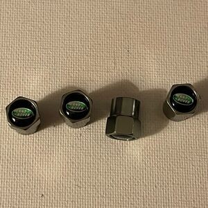 Land Rover valve Stem caps in Gray set of 4 NWT